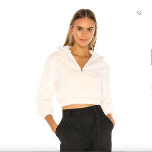 superdown Fuzzy Cropped Pull-over